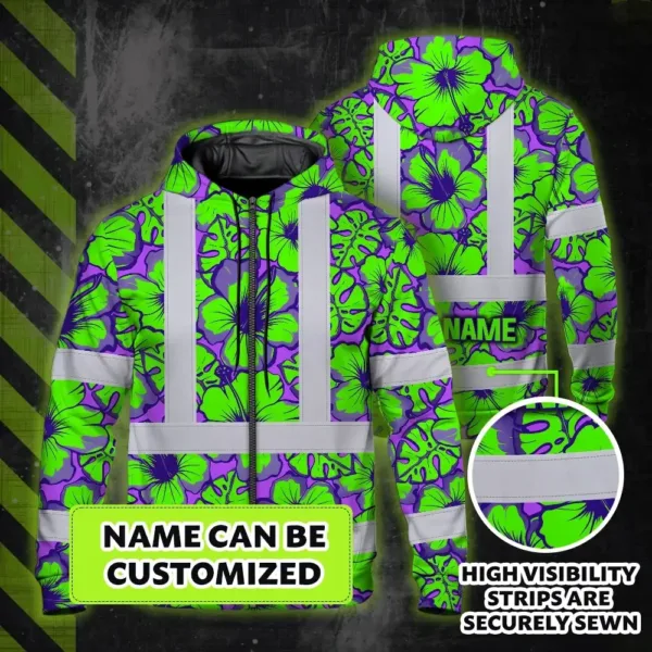 hi-vis-zip-hoodie-reflective-tapes-green-neon-and-violet-flowers-6811d.webp