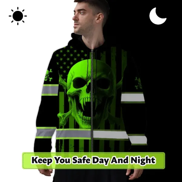 hi-vis-zip-hoodie-reflective-tapes-green-neon-skull-us-flag-2-custom-a212d.webp