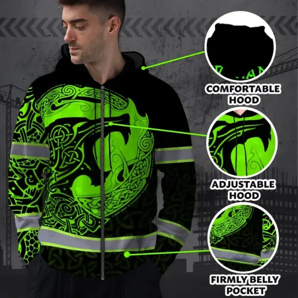 hi-vis-zip-hoodie-reflective-tapes-green-neon-wolf-viking-custom-dc033.webp