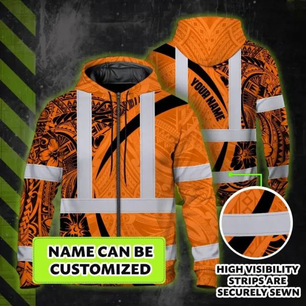 hi-vis-zip-hoodie-reflective-tapes-orange-hawaiian-polynesian-tribal-f6d58.webp