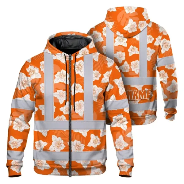 hi-vis-zip-hoodie-reflective-tapes-orange-neon-flowers-2-custom-name-9b199.webp