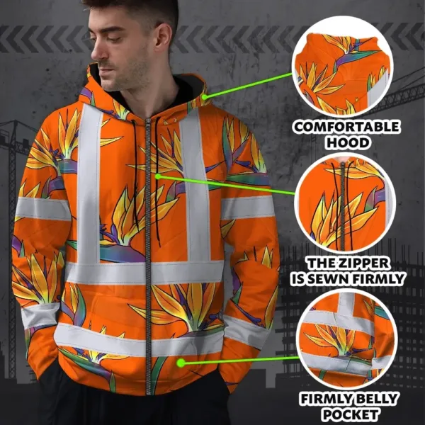 hi-vis-zip-hoodie-reflective-tapes-orange-neon-flowers-custom-name-0e0d6.webp