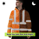 hi-vis-zip-hoodie-reflective-tapes-orange-neon-flowers-custom-name-474e4.webp
