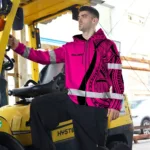 hi-vis-zip-hoodie-reflective-tapes-pink-and-black-neon-hawaii-custom-a5d55.webp