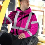 hi-vis-zip-hoodie-reflective-tapes-pink-hawaiian-polynesian-tribal-825c1.webp