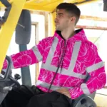 hi-vis-zip-hoodie-reflective-tapes-pink-neon-and-white-flowers-081af.webp