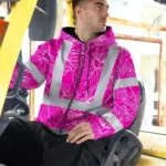 hi-vis-zip-hoodie-reflective-tapes-pink-neon-flowers-custom-name-ba30a.webp