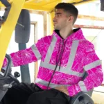hi-vis-zip-hoodie-reflective-tapes-pink-neon-flowers-custom-name-c677e.webp