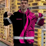 hi-vis-zip-hoodie-reflective-tapes-pink-neon-hawaii-custom-name-f9d80.webp