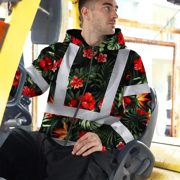 hi-vis-zip-hoodie-reflective-tapes-red-neon-flowers-custom-name-2c094.webp