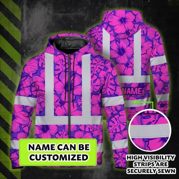 hi-vis-zip-hoodie-reflective-tapes-violet-neon-and-pink-flowers-2d9c1.webp