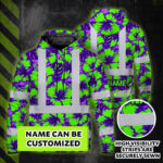 Hi-Vis-Hoodie-Reflective-Tapes-Green-Neon-And-Violet-Flowers-Custom-Name-Safety-Workwear-For-Workers,-Truckers,-Operators-2