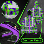 Hi-Vis-Jacket-Waterproof-Reflective-Tapes-Green-Neon-And-Violet-Flowers-Custom-Name-Safety-Workwear-For-Workers,-Truckers,-Operators-7