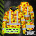 Hi-Vis-Zip-Hoodie-Reflective-Tapes-Orange-Neon-And-Yellow-Flowers-Custom-Name-Safety-Workwear-For-Workers,-Truckers,-Operators-2