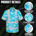 hi-vis-hawaiian-shirt-reflective-tapes-blue-neon-and-white-flowers-d570e.webp