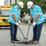 hi-vis-hawaiian-shirt-reflective-tapes-blue-neon-and-white-flowers-f3b6e.webp