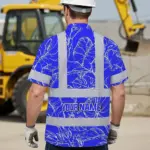 hi-vis-hawaiian-shirt-reflective-tapes-blue-neon-flowers-custom-name-05583.webp