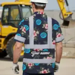 hi-vis-hawaiian-shirt-reflective-tapes-dark-blue-and-flowers-custom-6ecc9.webp