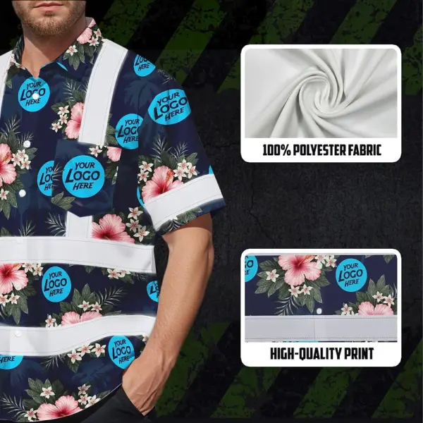 hi-vis-hawaiian-shirt-reflective-tapes-dark-blue-and-flowers-custom-8e975.webp