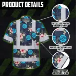 hi-vis-hawaiian-shirt-reflective-tapes-dark-blue-and-flowers-custom-ed2d7.webp