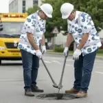 hi-vis-hawaiian-shirt-reflective-tapes-dark-blue-and-white-flowers-a371e.webp