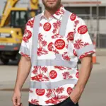 hi-vis-hawaiian-shirt-reflective-tapes-dark-red-and-flowers-custom-c7354.webp