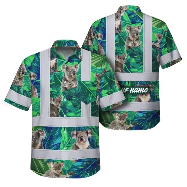hi-vis-hawaiian-shirt-reflective-tapes-green-and-koala-custom-name-2796e.webp