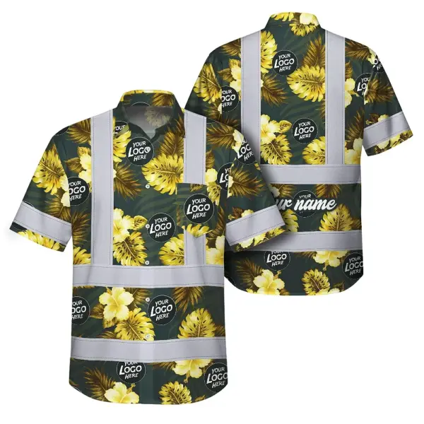 hi-vis-hawaiian-shirt-reflective-tapes-green-and-yellow-flowers-02b1f.webp