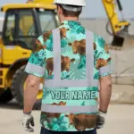 hi-vis-hawaiian-shirt-reflective-tapes-green-flower-brown-cow-custom-5f300.webp