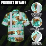 hi-vis-hawaiian-shirt-reflective-tapes-green-flower-brown-cow-custom-d4951.webp