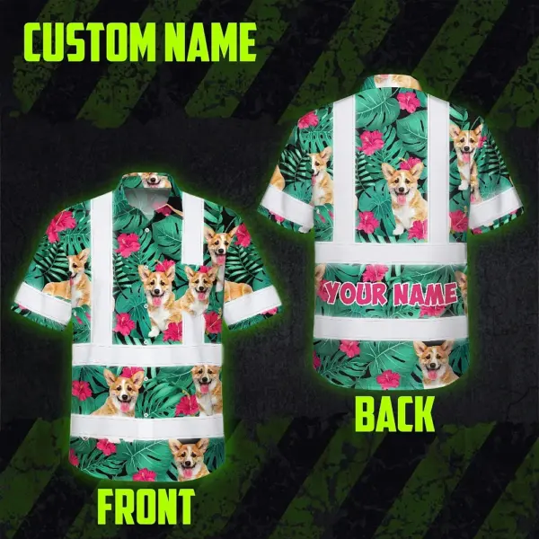 hi-vis-hawaiian-shirt-reflective-tapes-green-flowers-custom-name-and-f6766.webp