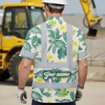 hi-vis-hawaiian-shirt-reflective-tapes-green-flowers-turtle-custom-e08b1.webp