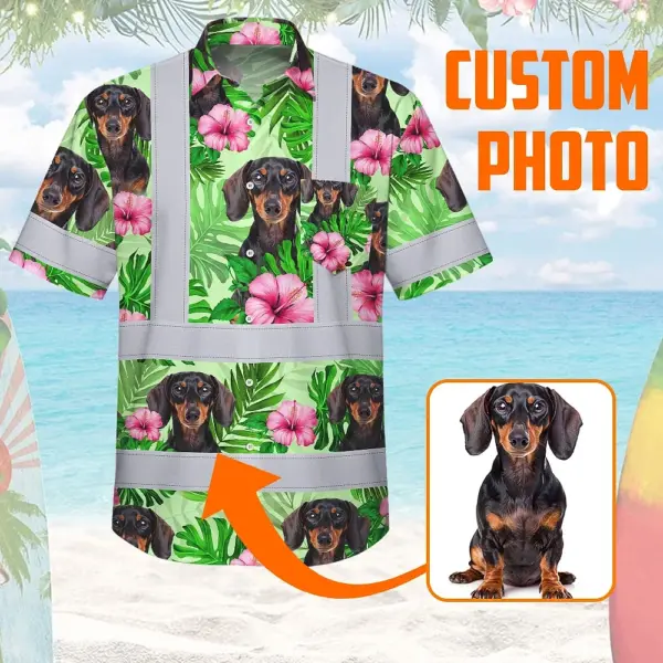 hi-vis-hawaiian-shirt-reflective-tapes-green-pink-flowers-2-custom-468ab.webp