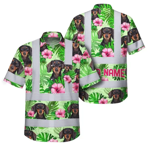 hi-vis-hawaiian-shirt-reflective-tapes-green-pink-flowers-2-custom-54c85.webp