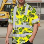 hi-vis-hawaiian-shirt-reflective-tapes-green-yellow-flowers-custom-0350e.webp