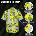 hi-vis-hawaiian-shirt-reflective-tapes-green-yellow-flowers-custom-370d4.webp