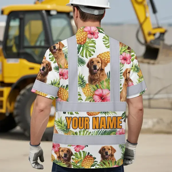 hi-vis-hawaiian-shirt-reflective-tapes-green-yellow-flowers-custom-a562e.webp