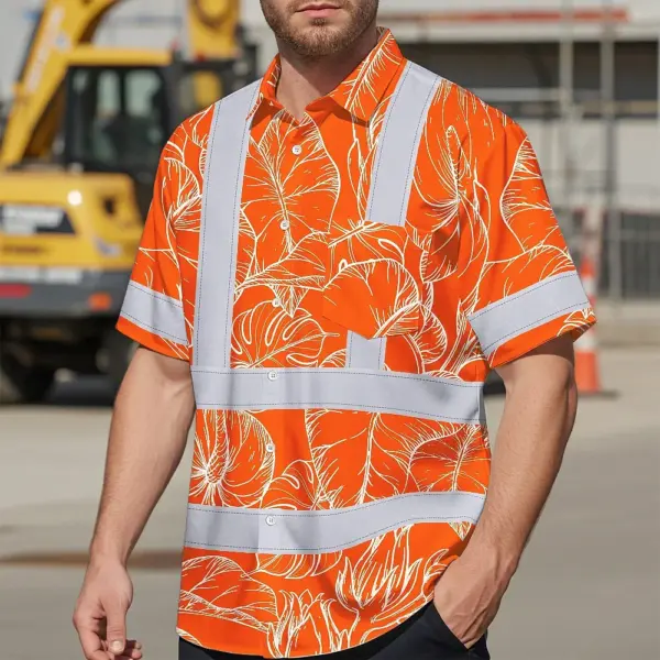 hi-vis-hawaiian-shirt-reflective-tapes-orange-neon-flowers-custom-43ea7.webp