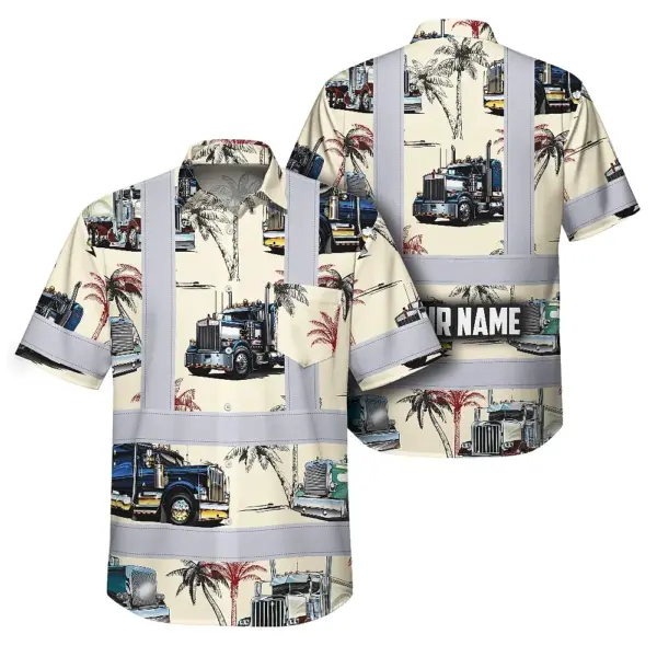 hi-vis-hawaiian-shirt-reflective-tapes-vintage-truck-2-custom-name-493ac.webp