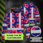 hi-vis-hoodie-reflective-tapes-blue-neon-pink-flowers-custom-name-131d7.webp
