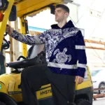 hi-vis-hoodie-reflective-tapes-blue-white-turtle-hawaiian-polynesian-97e1b.webp
