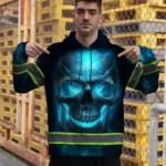 hi-vis-hoodie-reflective-tapes-gradient-blue-neon-skull-custom-name-56e69.webp