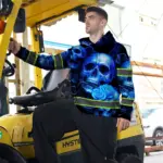 hi-vis-hoodie-reflective-tapes-gradient-blue-neon-skull-custom-name-b771c.webp