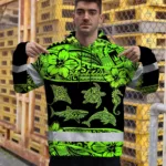 hi-vis-hoodie-reflective-tapes-green-neon-hawaiian-polynesian-tribal-f4f26.webp