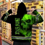hi-vis-hoodie-reflective-tapes-green-smoke-neon-skull-custom-name-b1f27.webp