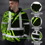 hi-vis-hoodie-reflective-tapes-hawaiian-polynesian-tribal-custom-154e7.webp