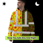 hi-vis-hoodie-reflective-tapes-orange-neon-and-yellow-flowers-custom-c6663.webp