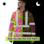 hi-vis-hoodie-reflective-tapes-pink-neon-and-lime-flowers-custom-1d5ea.webp