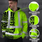 hi-vis-hoodie-reflective-tapes-tiki-hawaiian-polynesian-tribal-96b13.webp