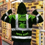 hi-vis-hoodie-shirt-reflective-tapes-green-turtle-flower-hawaiian-a0233.webp